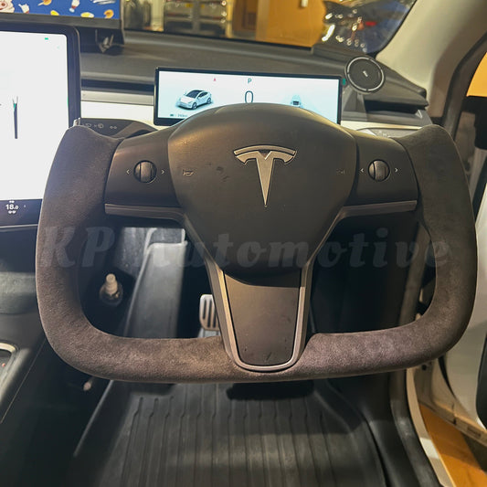 Model 3/Y Yoke Steering Wheel Only (Alcantara)